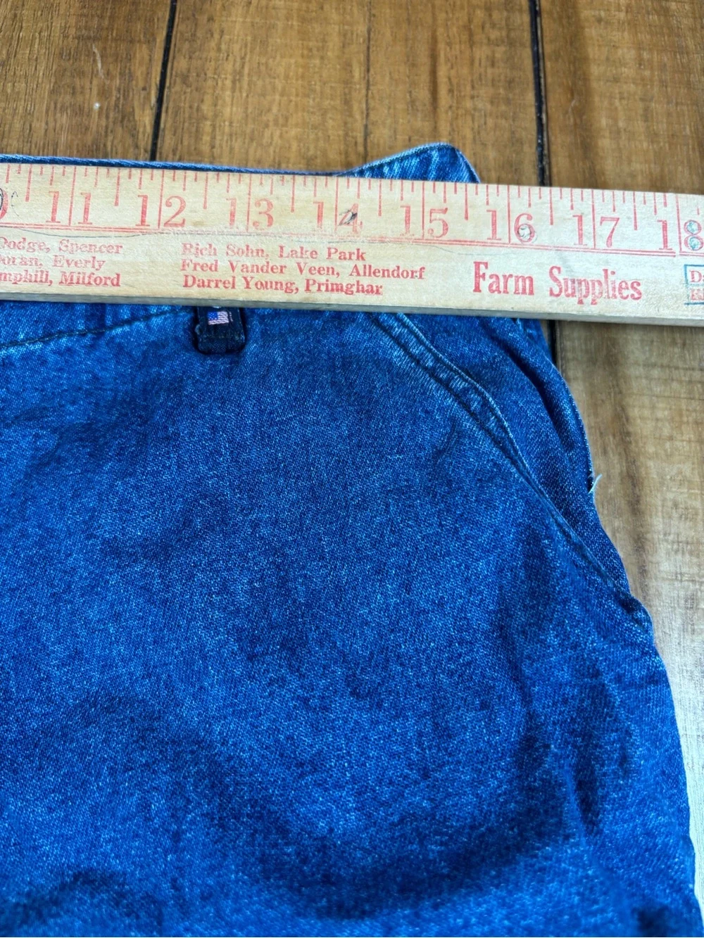 Polo by Ralph Lauren Indigo Denim Cargo Shorts y2k vintage